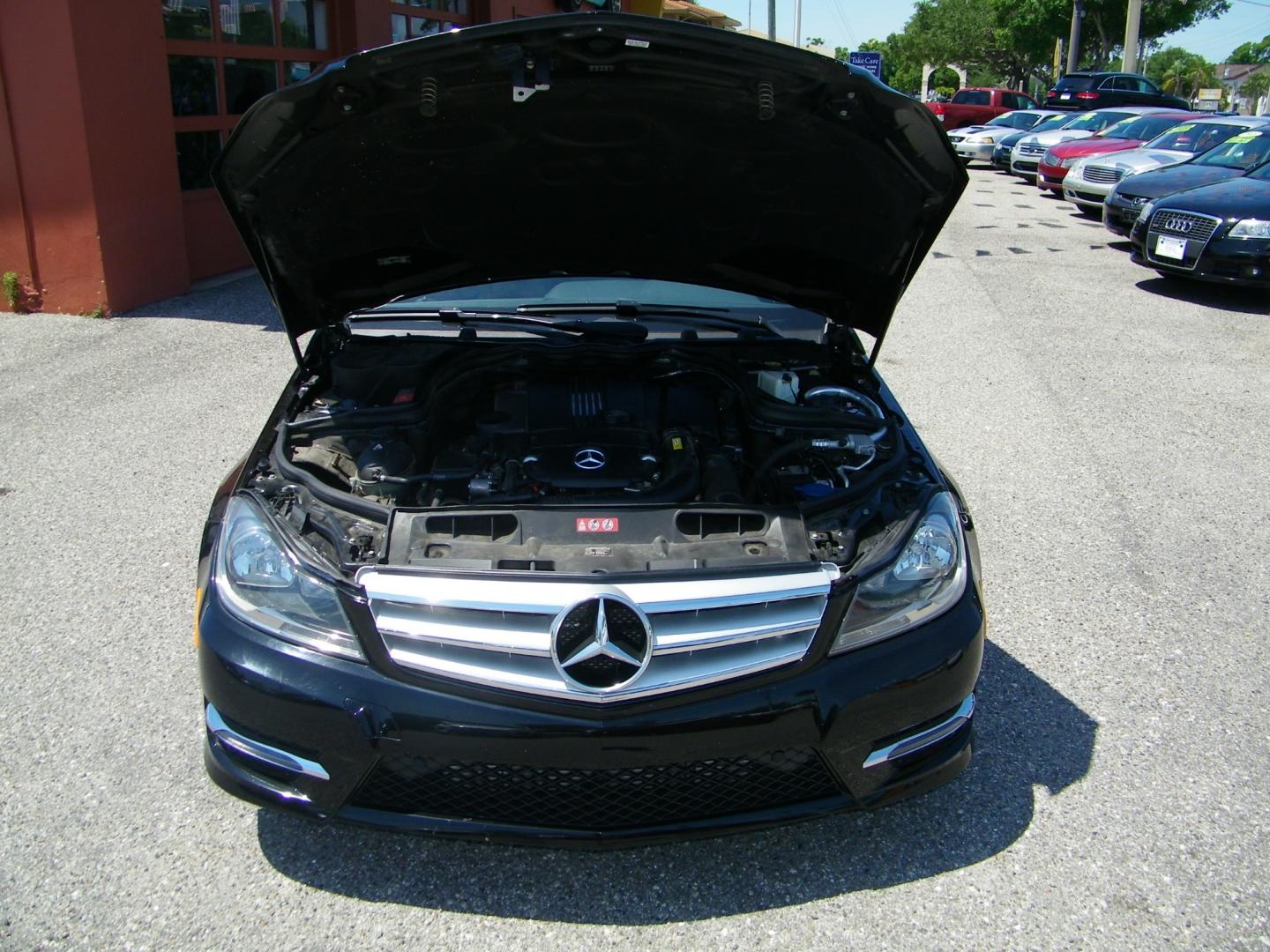 2013 Black /Black Mercedes-Benz C-Class C250 Sport Sedan (WDDGF4HB1DR) with an 3.0L V6 DOHC 16V engine, 7-Speed Automatic transmission, located at 4000 Bee Ridge Road, Sarasota, FL, 34233, (941) 926-0300, 27.298664, -82.489151 - Photo#8